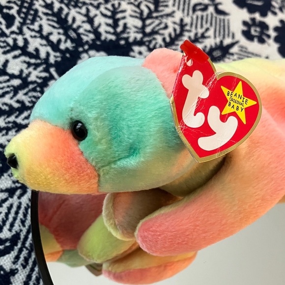 VINTAGE TY SAMMY BEANIE BABIES Bear  1999 PE JUNE 21 1998 - Picture 3 of 12